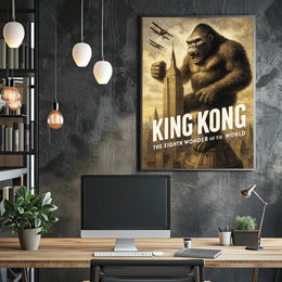 King Kong The Eighth Wonder Poster PosterGoat