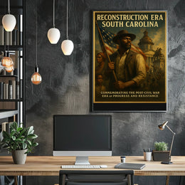 Reconstruction Era South Carolina Poster