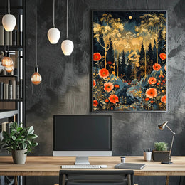 Enchanted Nightscape Wall Art Print