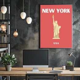 Statue of Liberty: Icon of Freedom Travel Poster PosterGoat