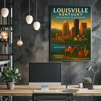 Louisville, Kentucky The Gateway to the South Poster