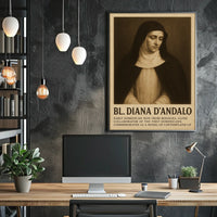 Bl. Diana DAndalo Model Of Poster