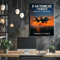Grumman F-14 Tomcat Wings Out, Claws Ready Poster PosterGoat