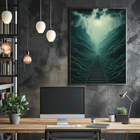 Journey Through The Misty Mountains Poster