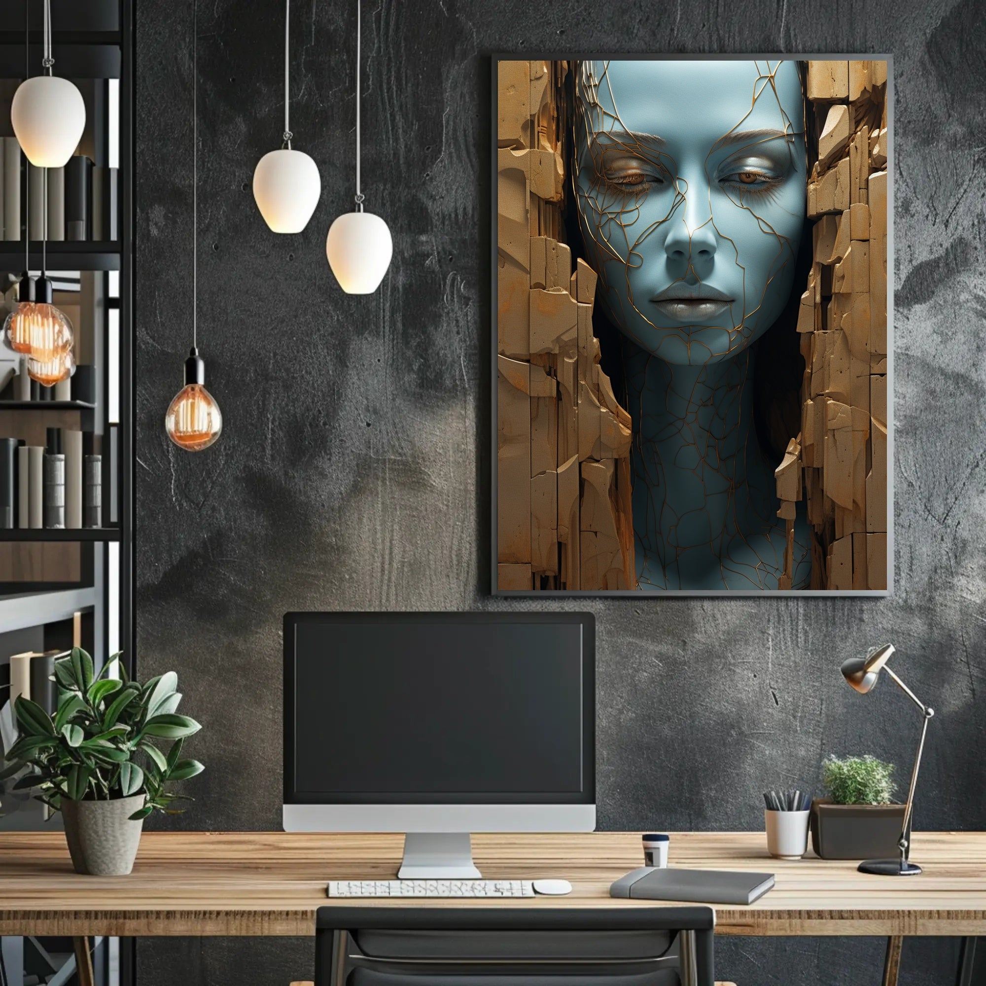 Fractured Beauty Poster