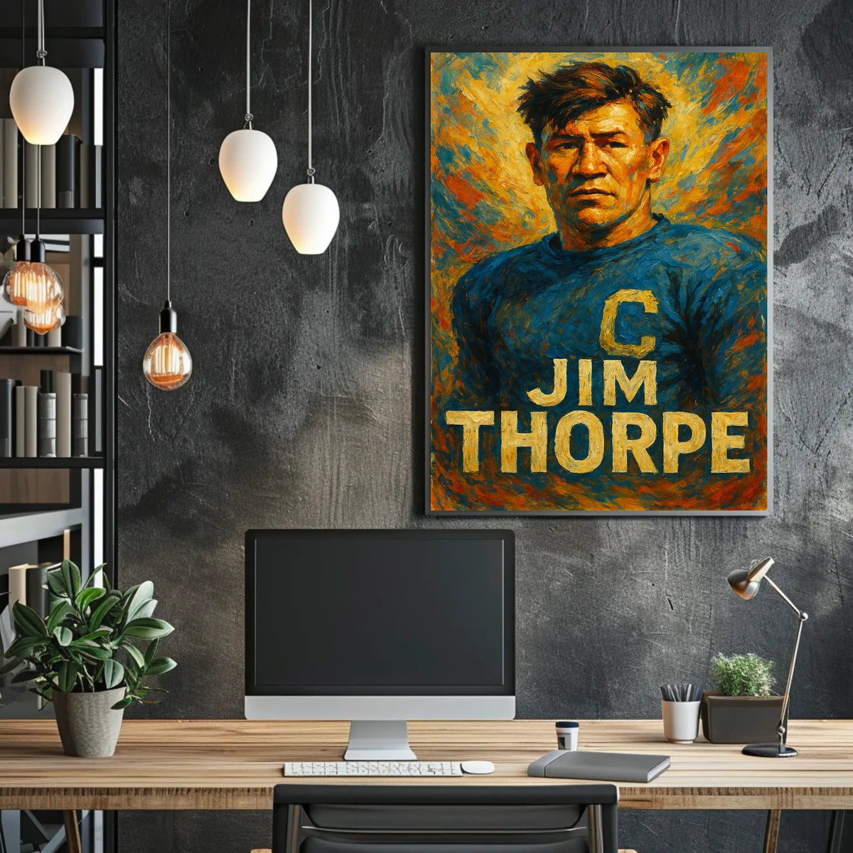Jim Thorpe Athletic Legend Poster