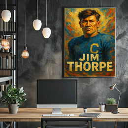 Jim Thorpe Athletic Legend Poster