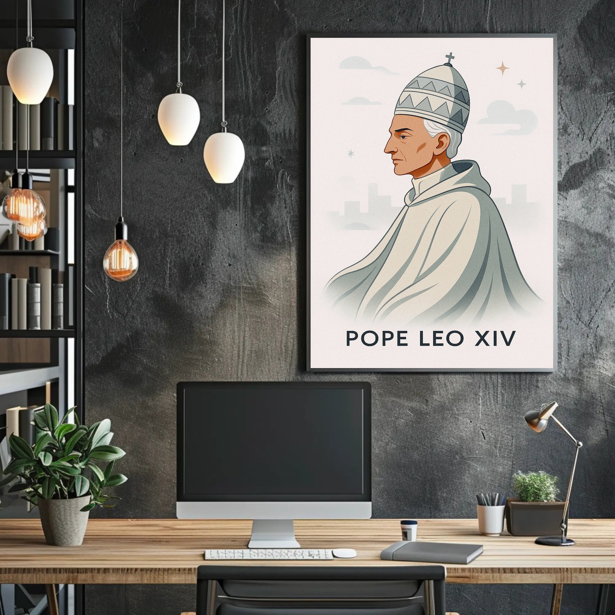 Pope Leo XIV Poster PosterGoat