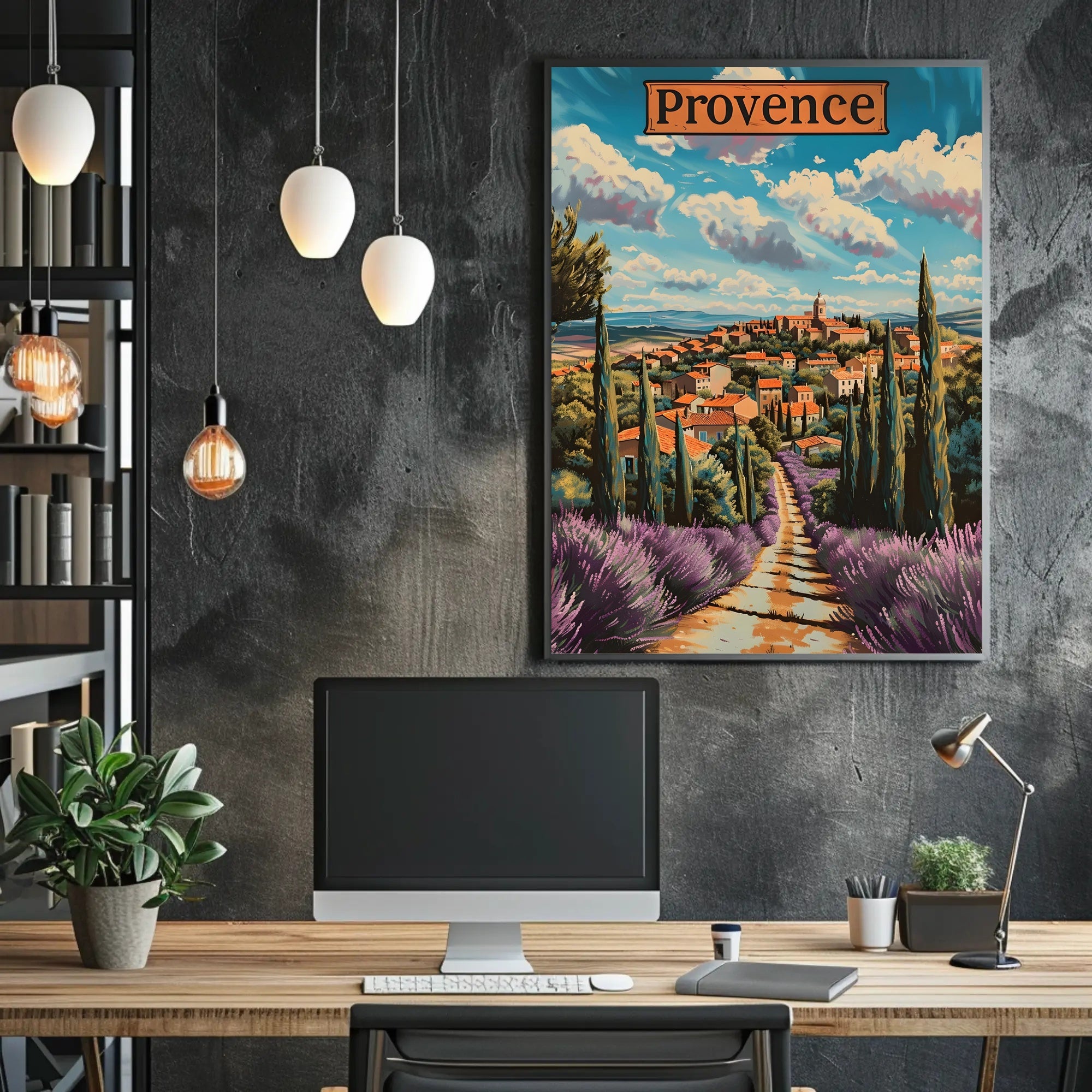 Picturesque Provence Village - Cultural or Heritage Poster