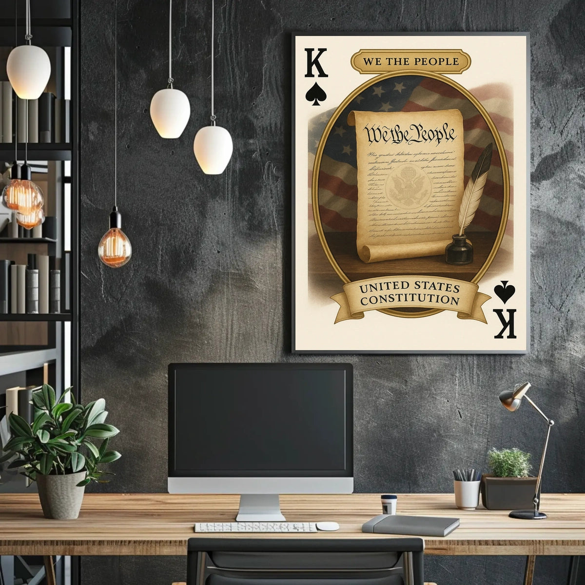 We The People Constitution Poster