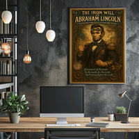 Abraham Lincoln The Iron Will Poster PosterGoat