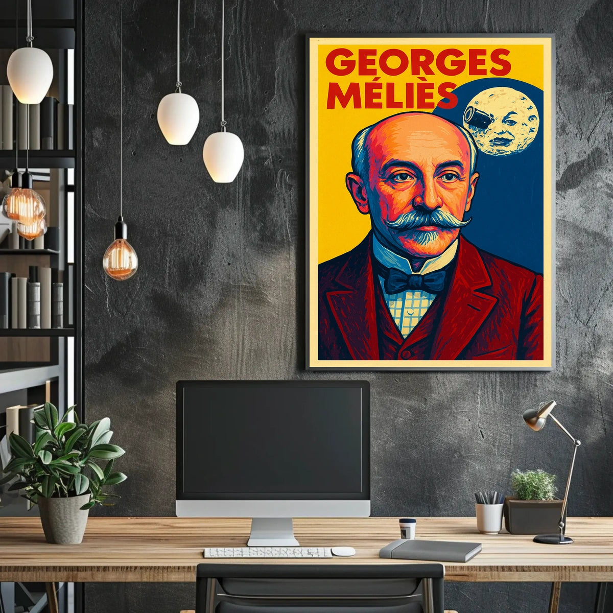 Georges Méliès Cinematic Pioneer Poster