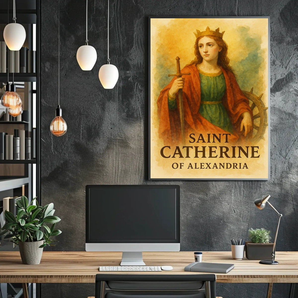 Saint Catherine of Alexandria Poster