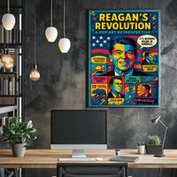 Reagan's Revolution Poster PosterGoat