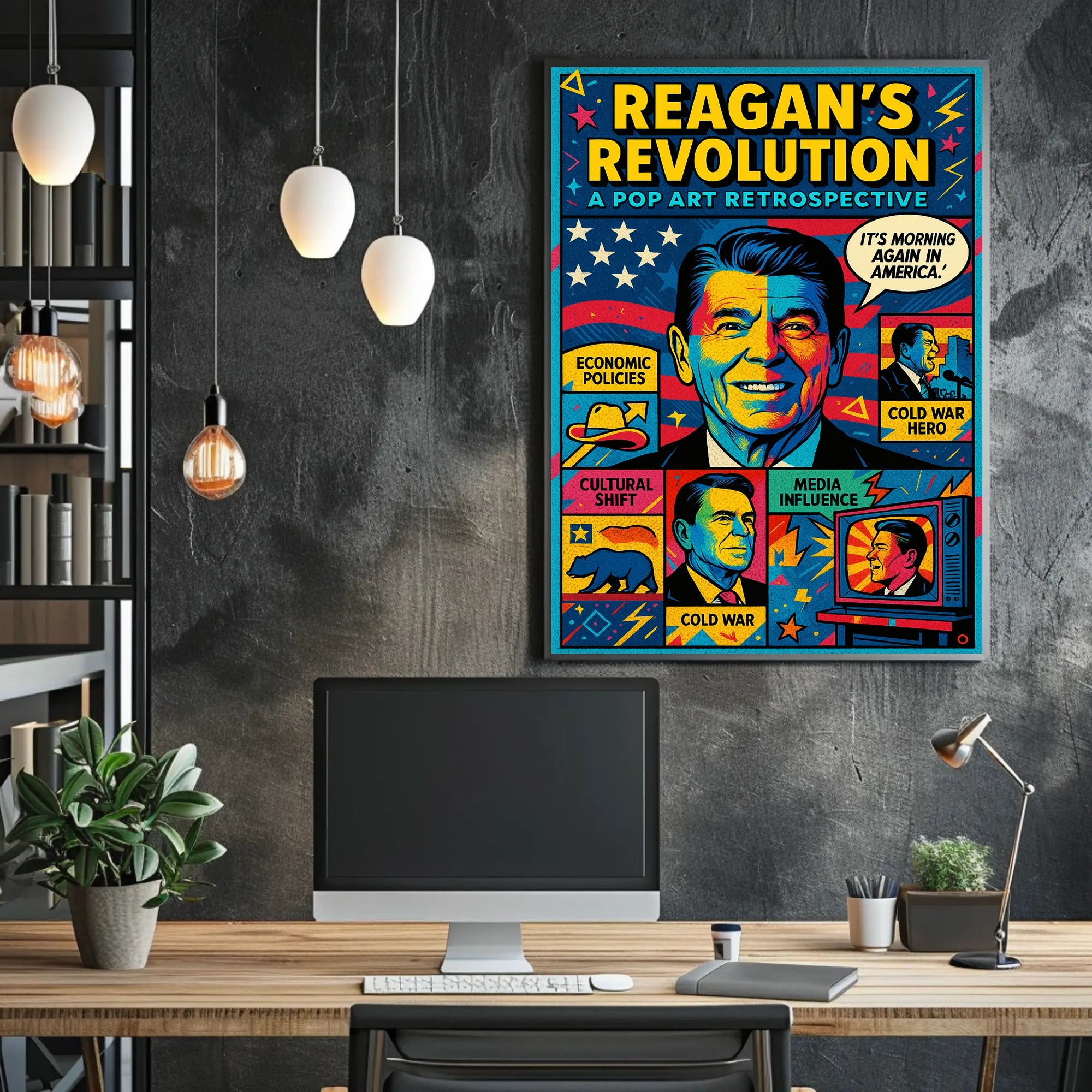 Reagan's Revolution Poster PosterGoat