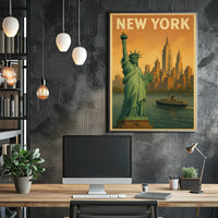 New York Cityscape Poster