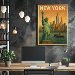 New York Cityscape Poster