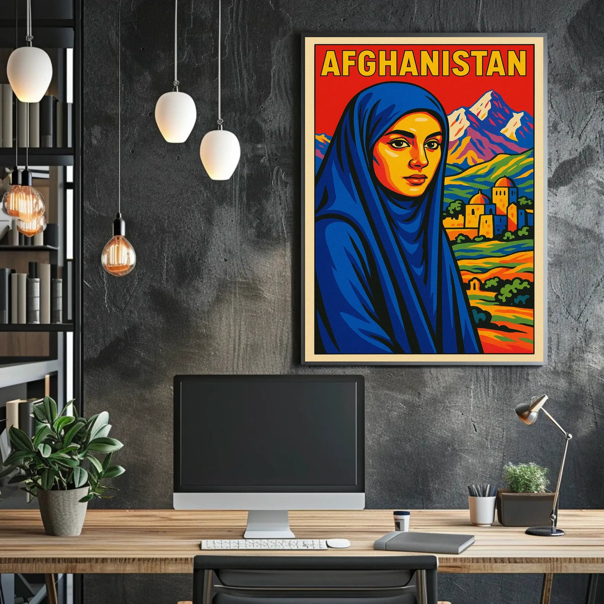 Afghanistan Cultural Portrait Poster