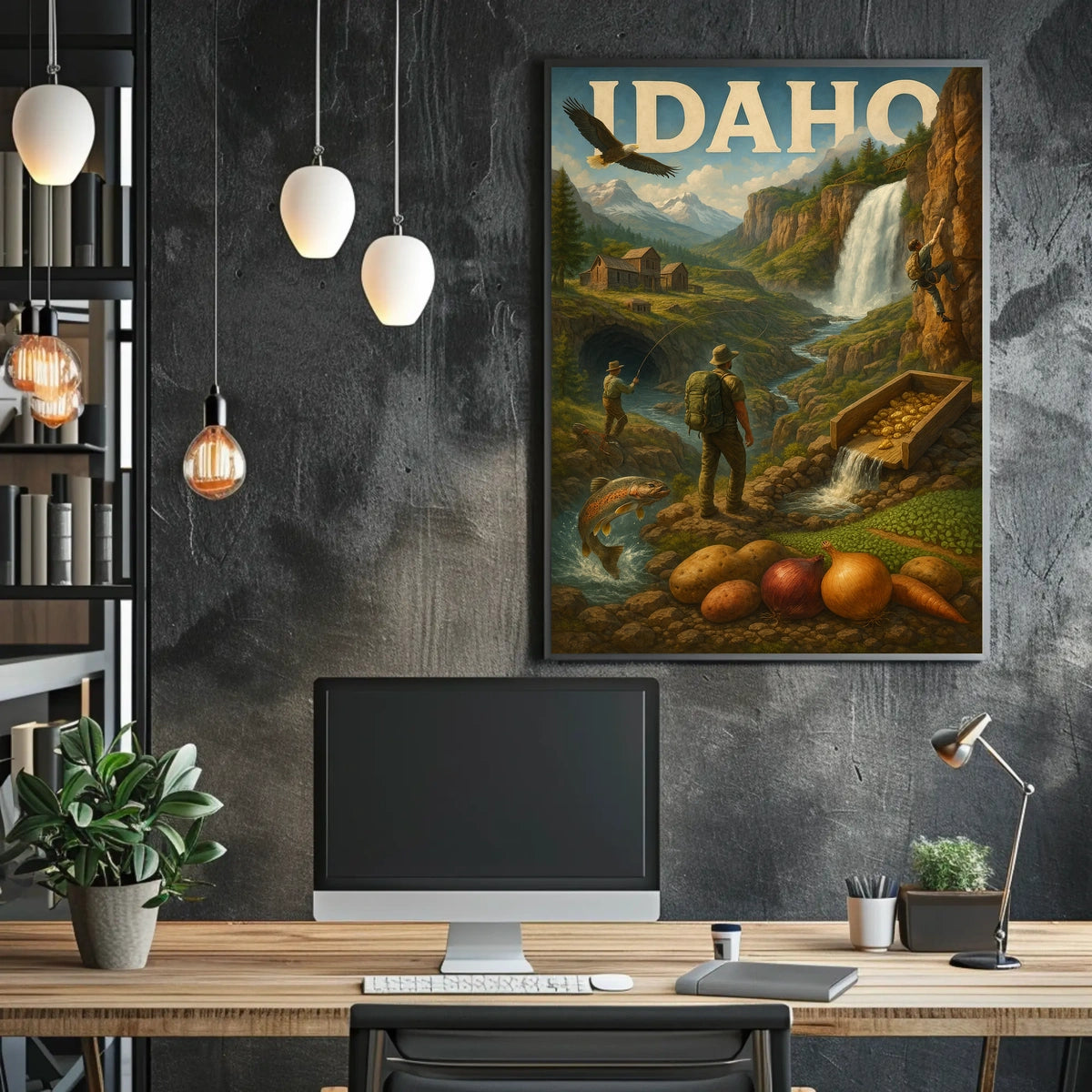 Discover Idaho Poster