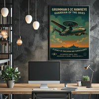 Grumman E-2C Hawkeye Guardian Of The Poster