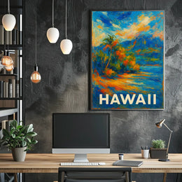 Tropical Paradise Hawaii Poster
