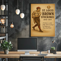 St. Louis Brown Stockings 1875-1877 Poster