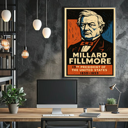 Millard Fillmore 13th President Poster