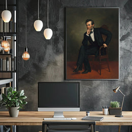 Abraham Lincoln Full Body Standing Photo Poster PosterGoat