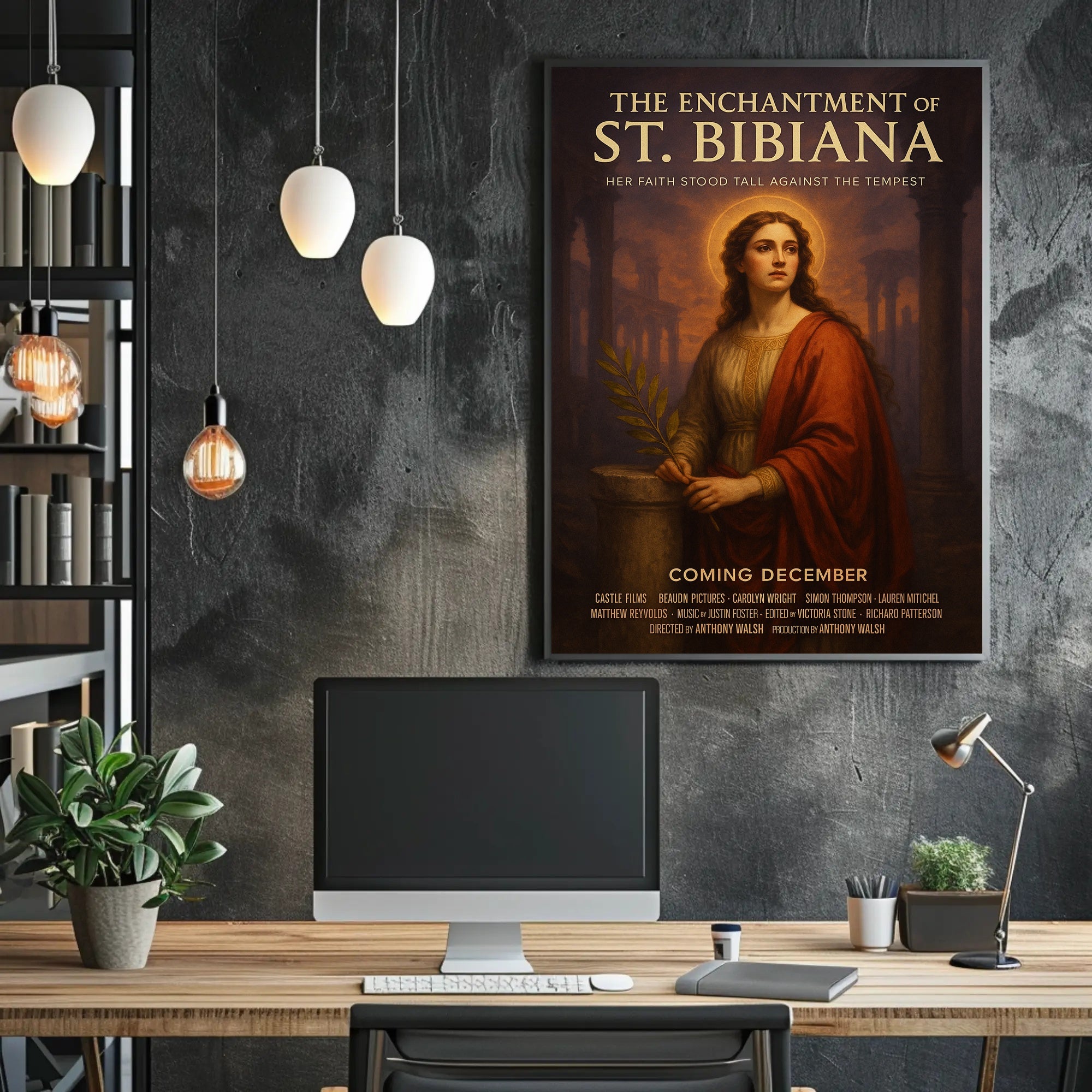 The Enchantment of St. Bibiana Historical Poster PosterGoat