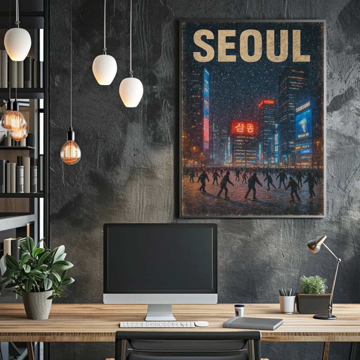 Winter Night In Seoul Poster