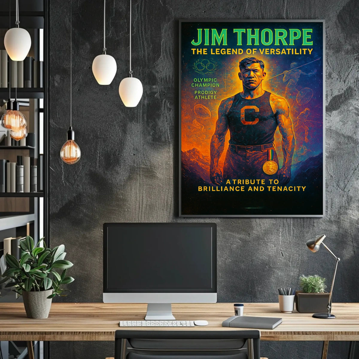 Jim Thorpe The Legend Of Versatility Poster