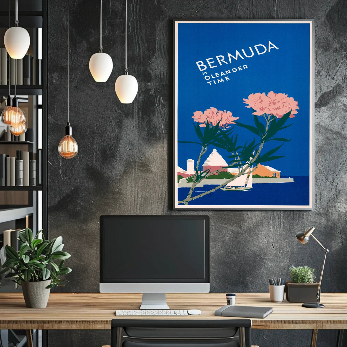 Bermuda In Oleander Time Poster
