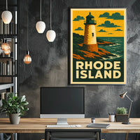 Rhode Island Lighthouse Poster