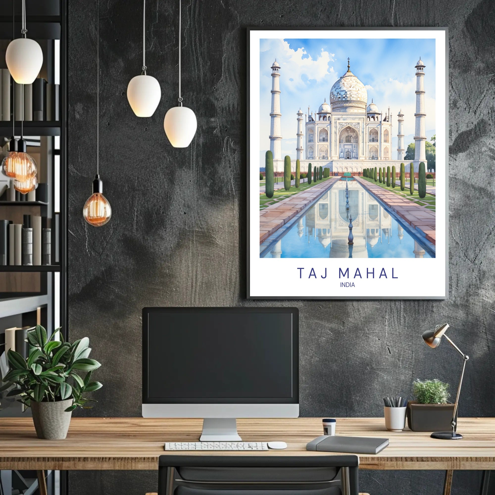 Taj Mahal Poster PosterGoat