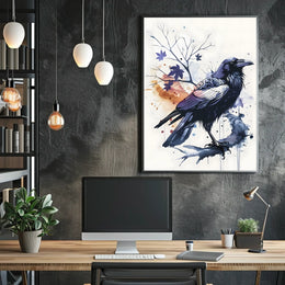 The Majestic Raven Poster