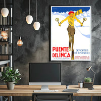 Puente Del Inca Winter Sports Poster