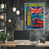London Landmarks Poster