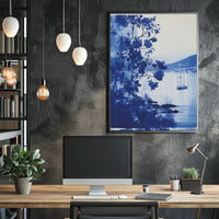 Tranquil Nautical Scene Vintage Artistic Exploration Poster