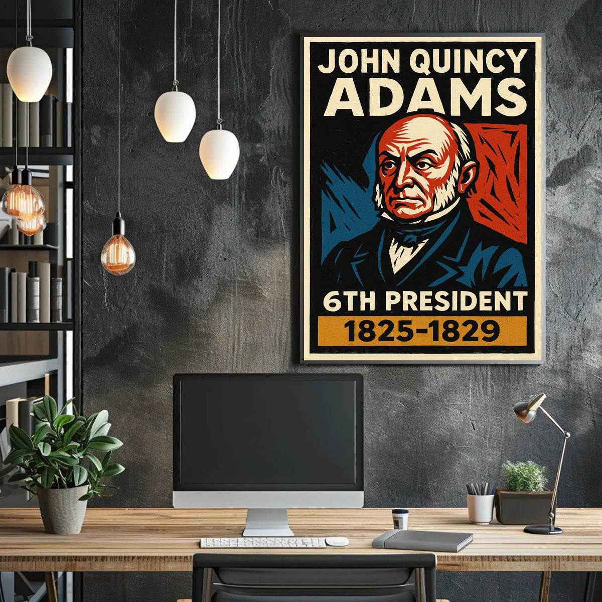 John Quincy Adams 6th President Poster