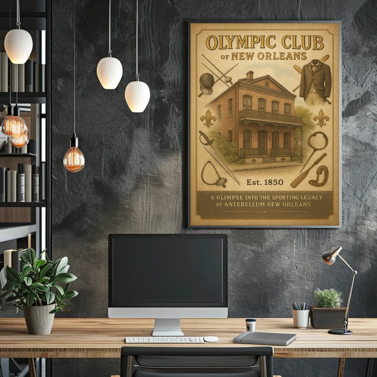 Olympic Club Of New Orleans Poster