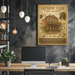 Olympic Club Of New Orleans Poster