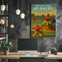 Philadelphia Quakers Baseball Era Poster