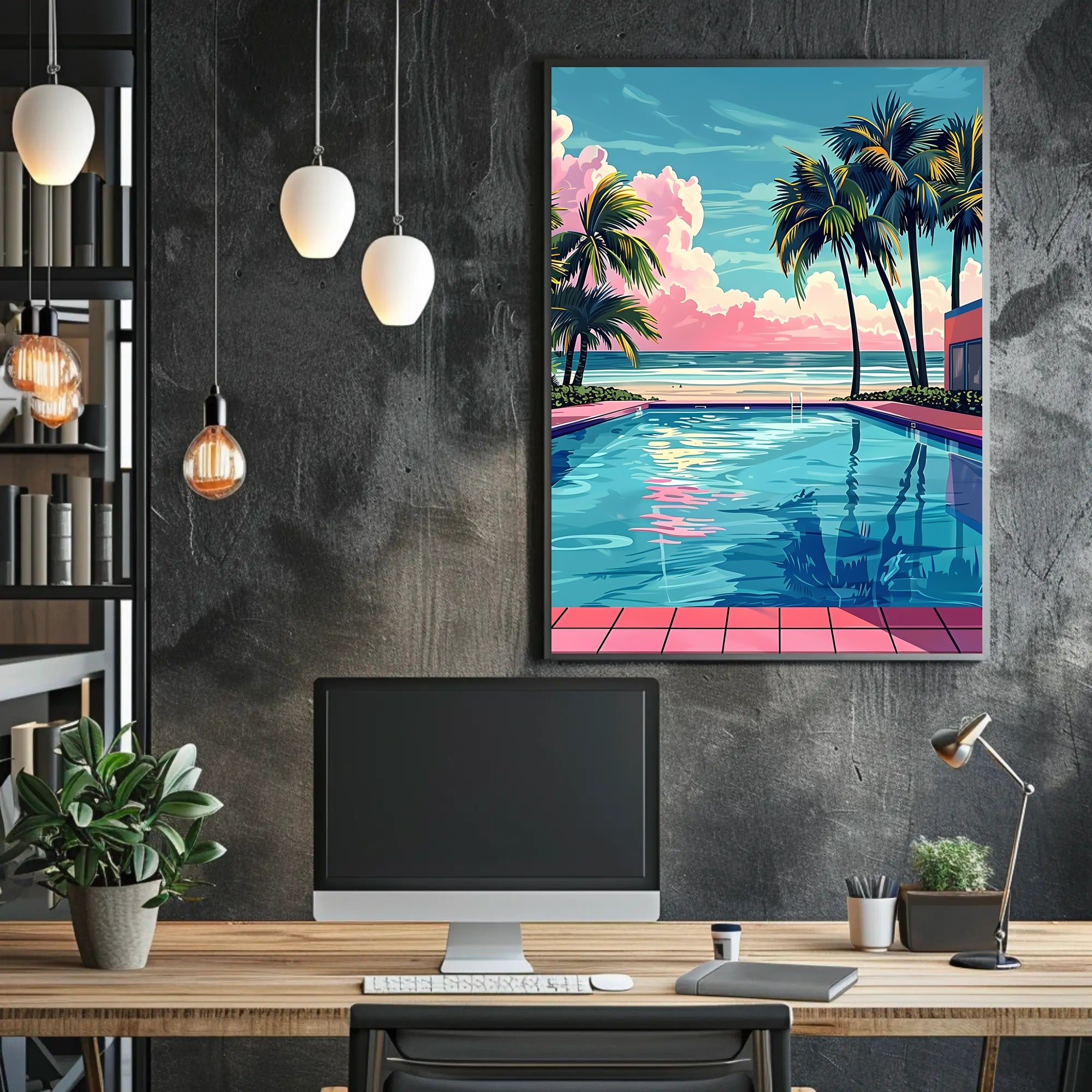 Tropical Oasis Poster