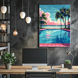 Tropical Oasis Poster