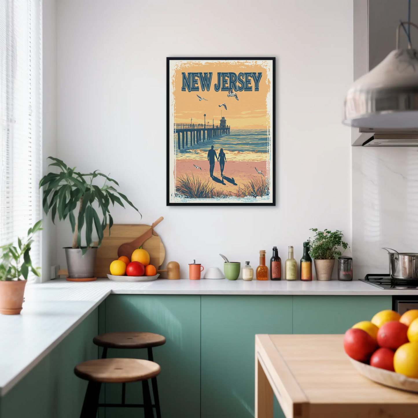 New Jersey Vintage Poster