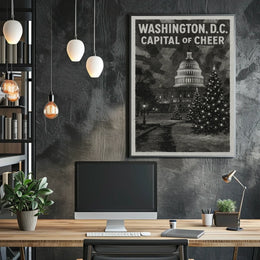 Washington DC Capital Of Cheer Poster