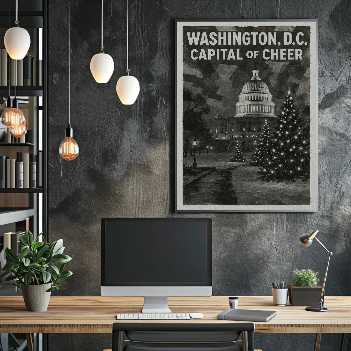 Washington DC Capital Of Cheer Poster