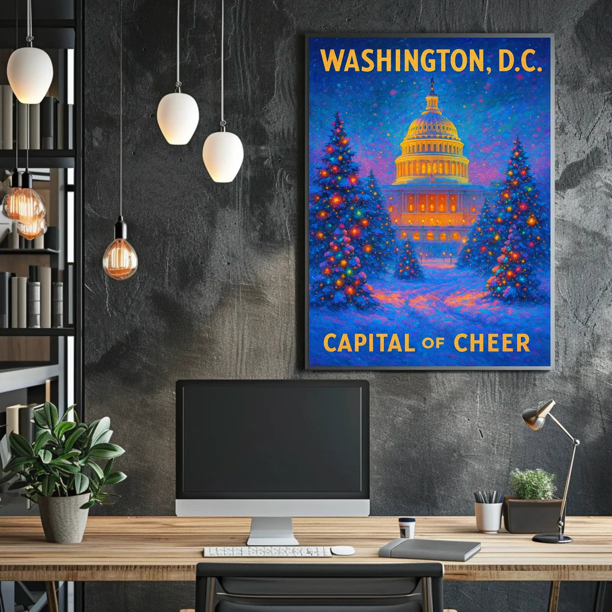 Washington, D.C. Capital Of Cheer Poster