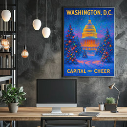 Washington, D.C. Capital Of Cheer Poster