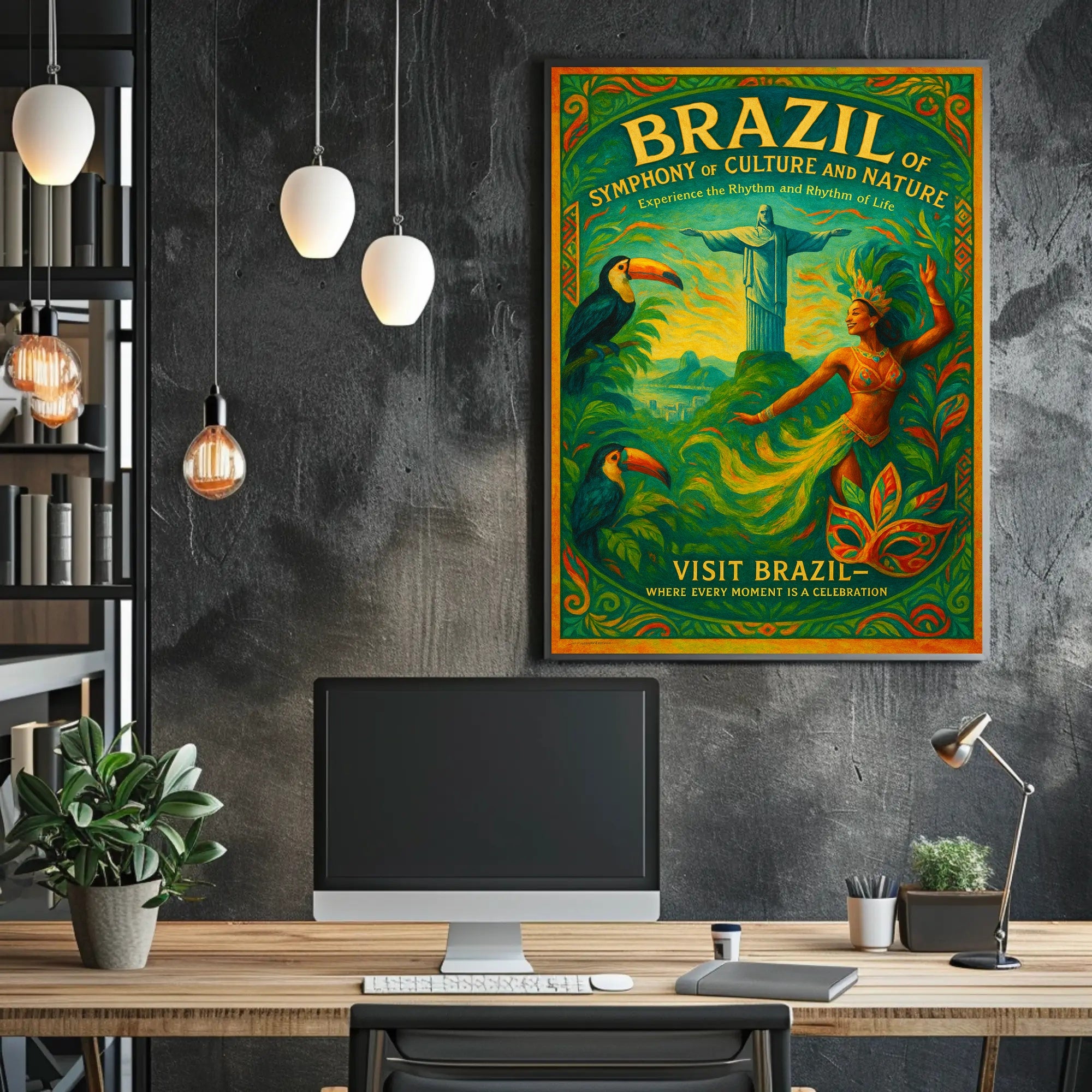 Brazil Symphony of Culture and Nature Poster